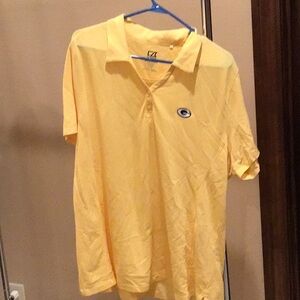From the pro shop, yellow green bay packer women’s polo 3X
